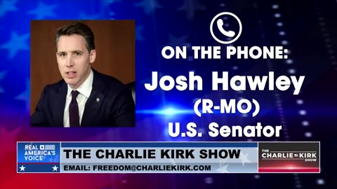 Sen. Josh Hawley: How the Media Have Become Cheerleaders for the War-Mongering Machine