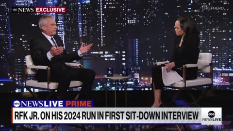 NEW – ABC News Censors Robert F. Kennedy Jr During His Primetime Interview