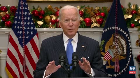 'Please Wear a Mask' Biden Says After Getting Busted Christmas Shopping Without One
