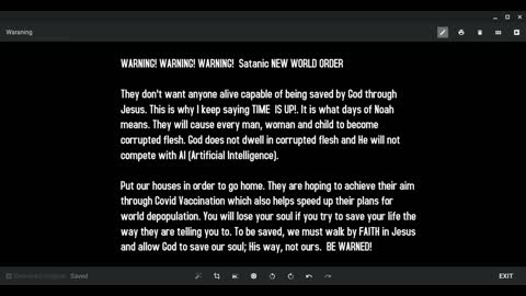 WARNING! Please Wake UP and Save Your Soul Before Its too late