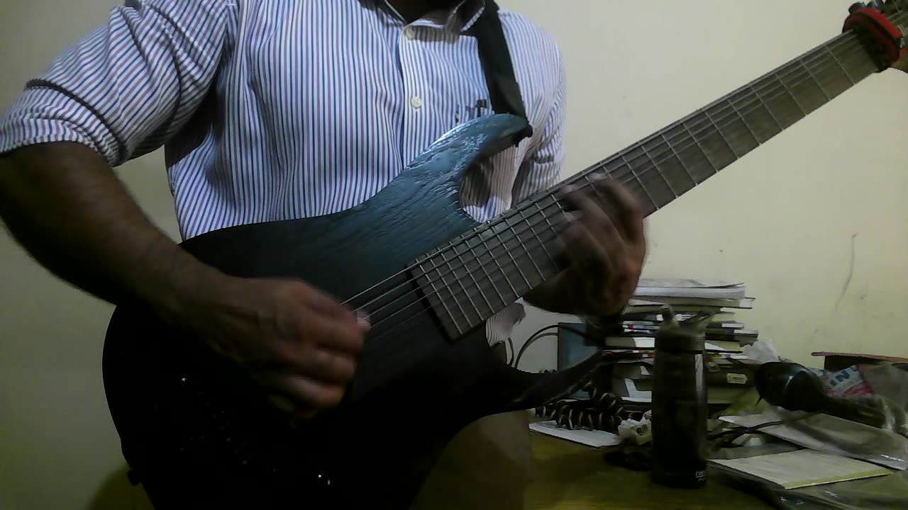8-String Technical Death Metal Riffs Infused with Prog Metal Elements