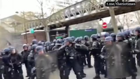Paris France: Stunning Scenes during protest