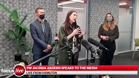 Jacinda Ardern saying "vaccine passports" are to keep the unvaccinated safe from the vaccinated