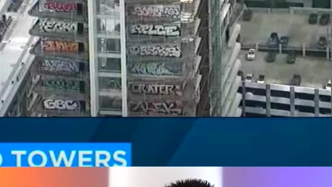 Taggers Still Flocking To Tag Abandoned Skyscrapers