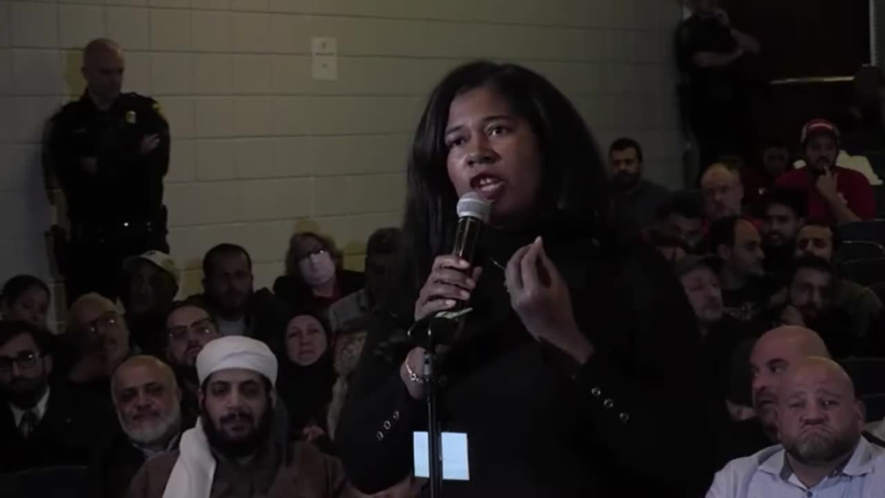 Republican Rockstar Kristina Karamo Ignites Crowd of Muslim Parents in Dearborn, Michigan