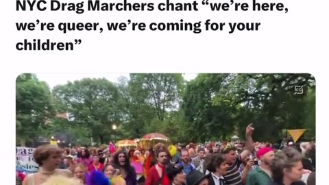 We're here, we're queer, we're coming for your children!