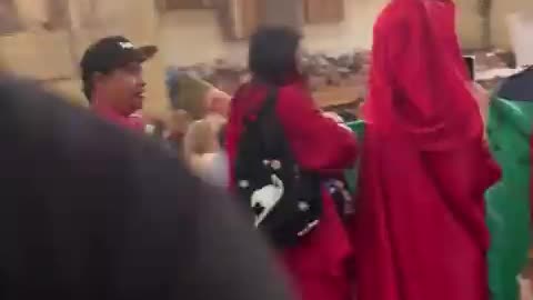 Catholic Parishioners Take Out Pro-Abortion Protestors During Sunday Mass