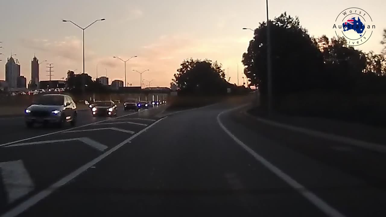 Don't drive like or act like this numbnut especially in heavy traffic