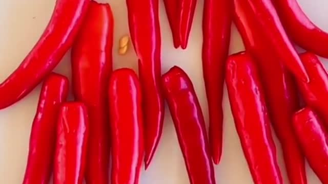 Really unbelievable😲 😲😲Art created using hot pepper🌶🌶🌶