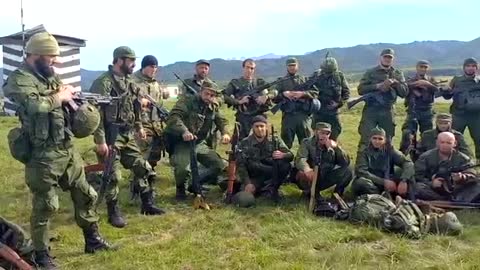 Mobilized Dagestanis prepare to leave for training,