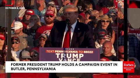 'We Can't Take Another Four Years Like This'- Trump Hammers Kamala Harris At Butler Rally