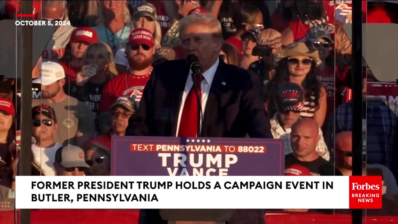 'We Can't Take Another Four Years Like This'- Trump Hammers Kamala Harris At Butler Rally