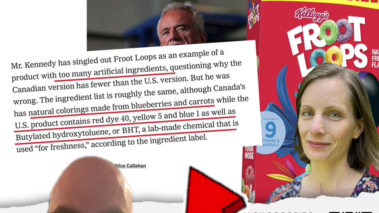 Robert F. Kennedy Jr is right about Froot Loops!