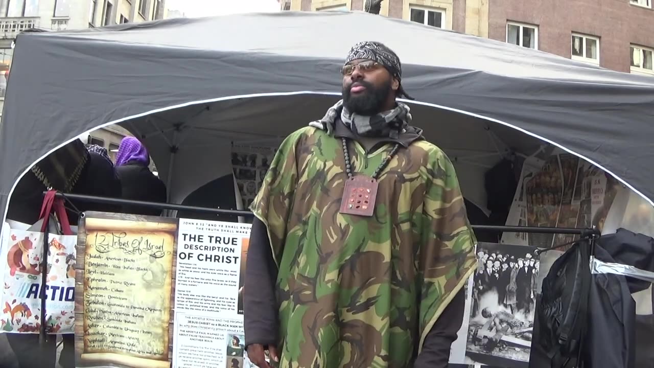 Hebrew Israelites Prophetic Camp Street Teaching 26-10- 2024 Amsterdam (The Dam/Netherlands) Pt 2