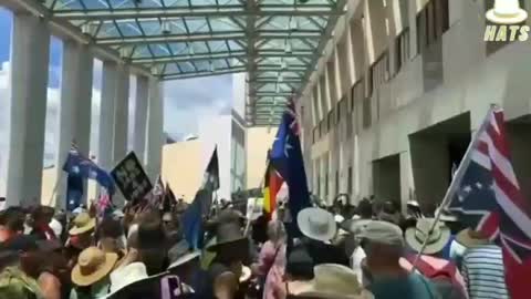 Australia freedom convoy arrives