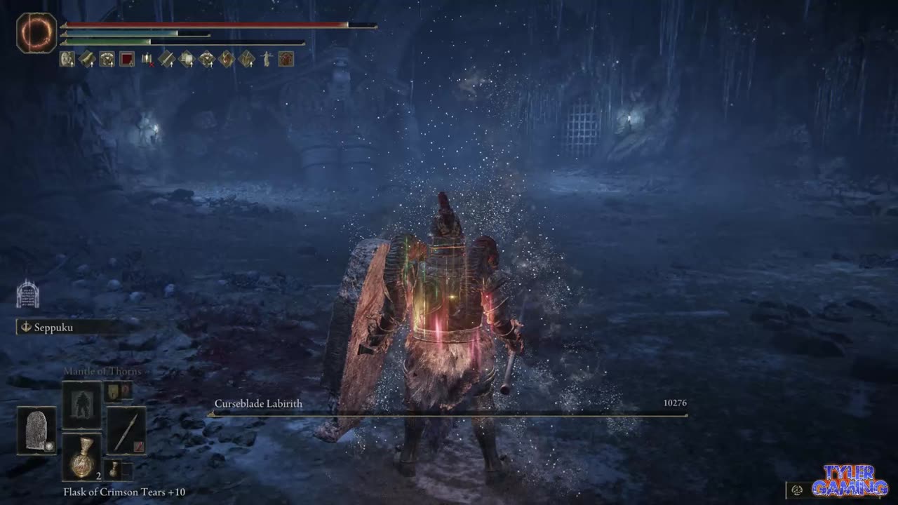 Elden Ring Shadow of the Erdtree Curse blade Labirith Boss Fight