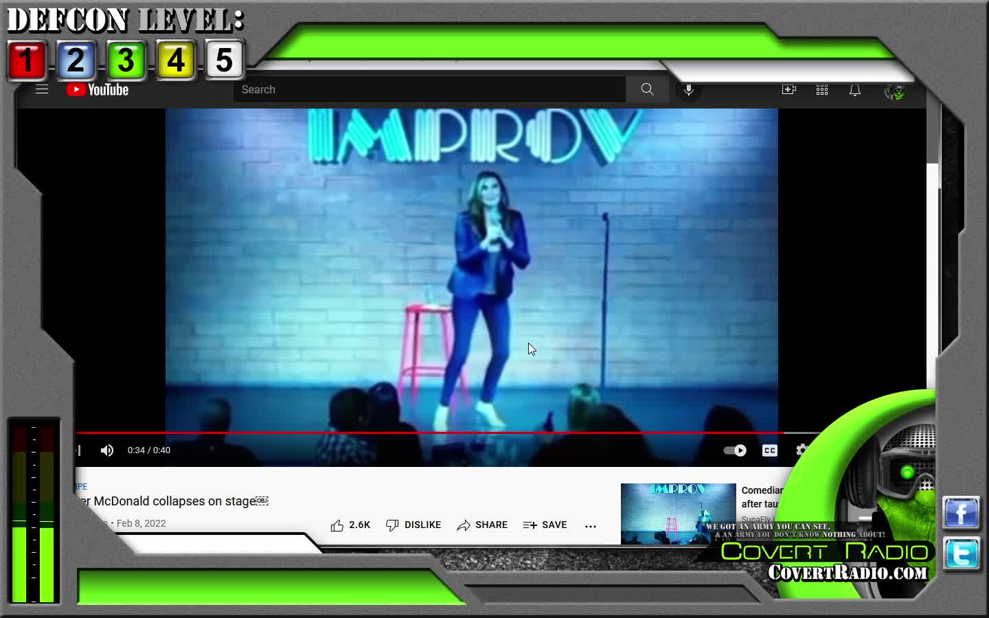 2 Comedians + 1 Mocked Jesus + 4 Shots + 2 Boostas + 2 Cracked Skulls ÷ 3 Weeks = DEATH...?