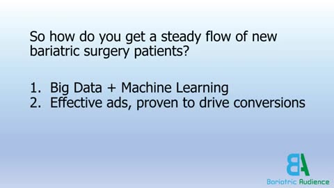 Revolutionize Your Bariatric Surgery Practice with Big Data and Machine Learning