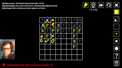 14 Minesweeper Variants 2 Episode 32 - Group Horizontal and Connected Horizontal