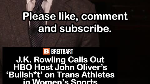 JK Rowling Calls Out HBO Host John Oliver Over Inclusion in Women’s Sports