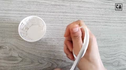 Very creative craft for use and throw cup