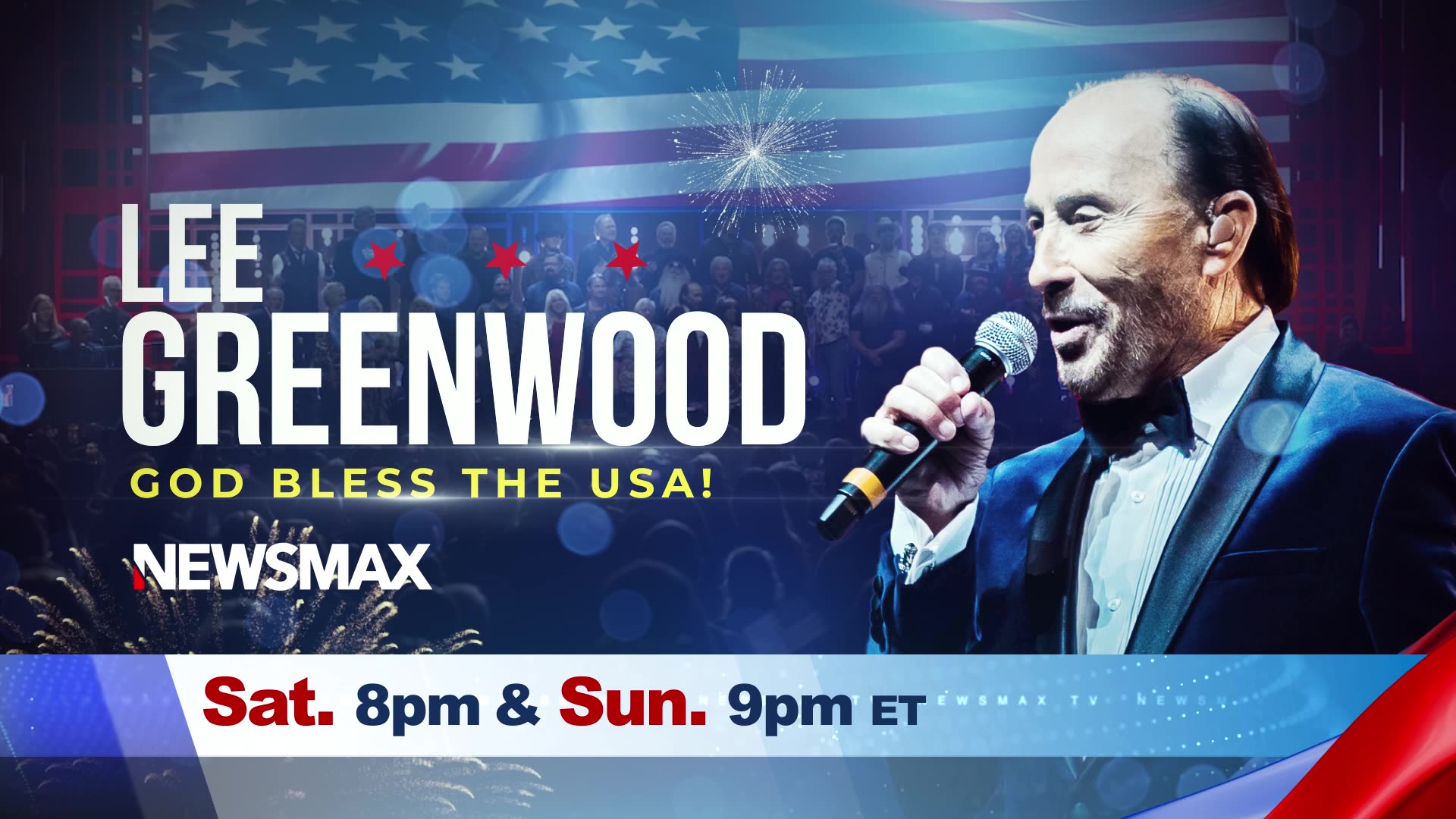 NEWSMAX and America salute Lee Greenwood!