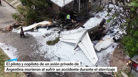 ACCIDENTE AÉREO del avión de Jorge Brito en Buenos Aires | EL PAÍS