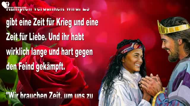 Ich möchte, dass ihr wieder Bräute werdet... Ich sehne Mich nach euch ❤️ Liebesbrief von Jesus