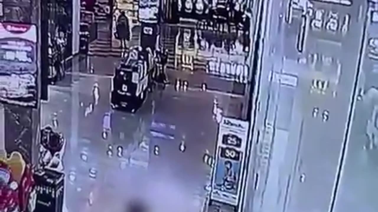 Israeli soldiers attacked and stabbed in a mall, with one opening fire on the terrorist