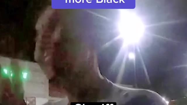 White deputy tells Black woman he's "more Black"