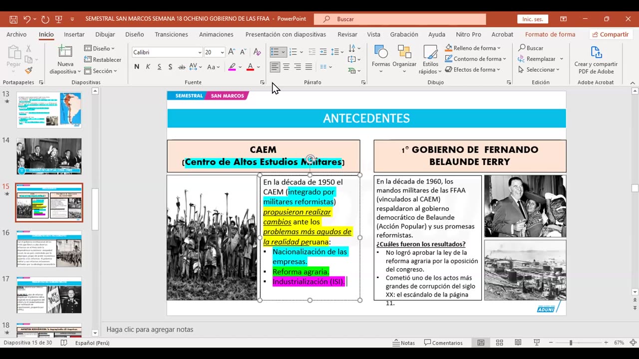 SEMESTRAL ADUNI 2024 | Semana 18 | RM | Historia | Álgebra