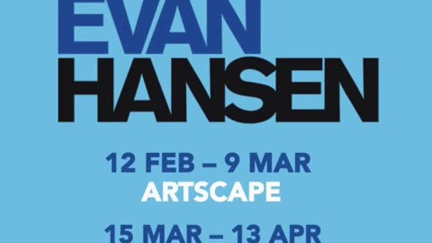 Dear Evan Hansen musical features local cast at Artscape