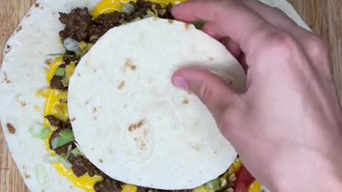 Hunt butcher cook, bear crunchwrap supreme.