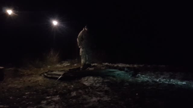 Putting up the Snugpak Scorpion tent..Dartmoor. 11th Dec 2022