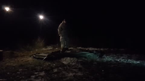 Putting up the Snugpak Scorpion tent..Dartmoor. 11th Dec 2022