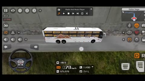 Bus Hard Lvl game || Bus simulator game Realistic Sensitivity||