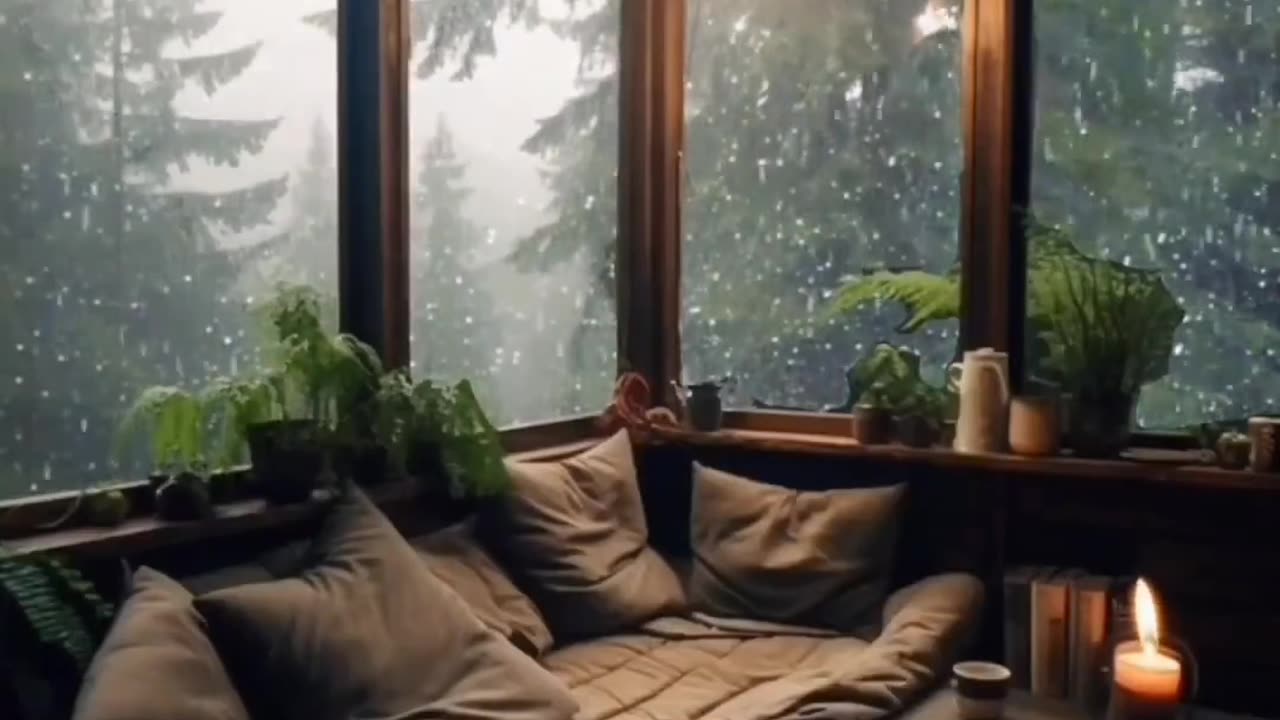 CAMPING IN THE COMFORT OF HOME IN A 2-ROOM TENT IN DENSE SNOW
