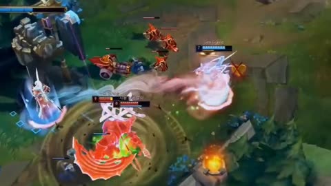 League of Legends game Korean service king operation clip