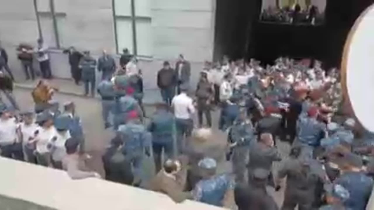 Armenia:: An anti-government demonstration has started in the country.