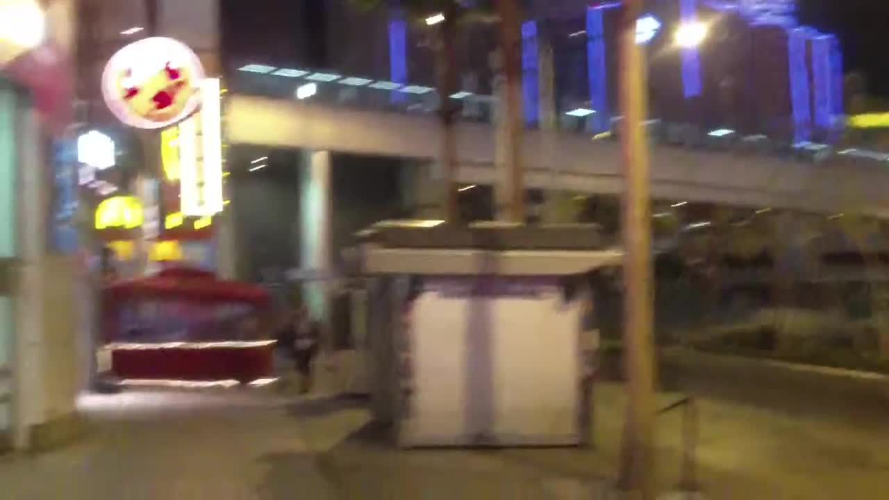 late Friday night to McDonalds on the Las Vegas Strip, Nevada 2014