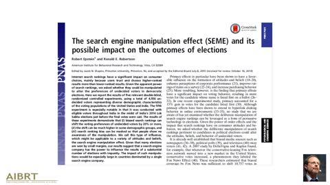 Invisible manipulation by big tech