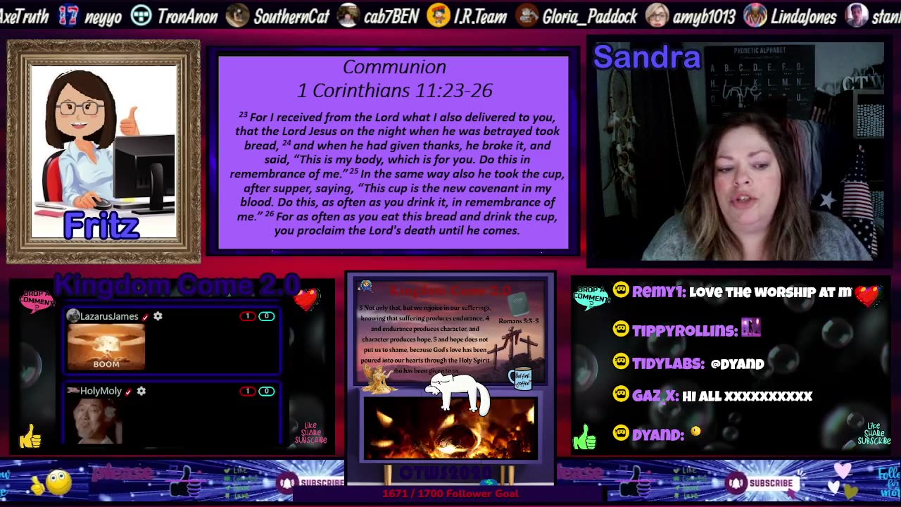 Kingdom Come... His Will Be Done :-)