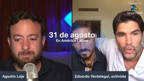 Sonido de Libertad sound of freedom entrevista Agustin LAJE a Eduardo Verastegui