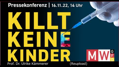 Pressekonferenz MWGFD - Prof. Dr. Ulrike Kämmerer (Reupload)
