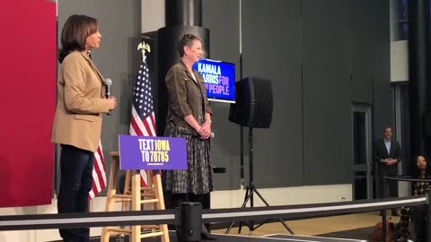 Harris “on day one” in the United States