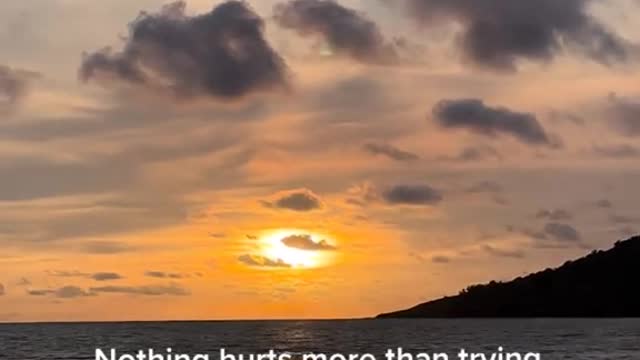 Nothing hurts more than trying your absolute best and still not being good enough.
