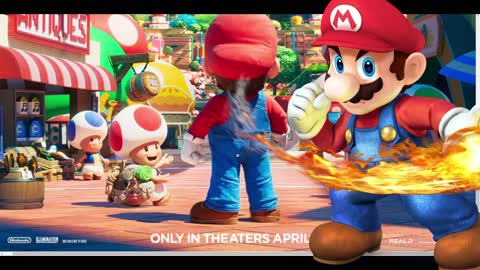 Wii Reacts and Analyses the Mario Movie Poster