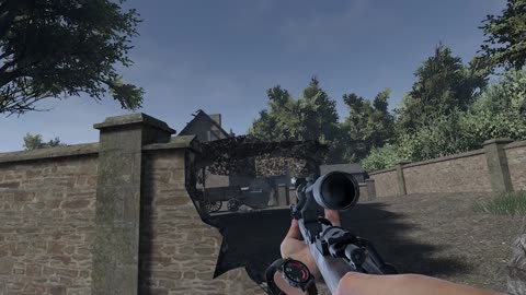 Pavlov VR Deathmatch 1v1 Burgundy COD2 Map cens