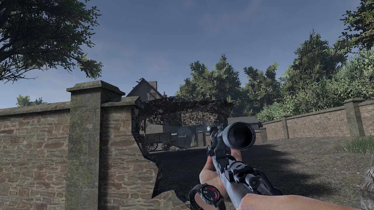 Pavlov VR Deathmatch 1v1 Burgundy COD2 Map cens