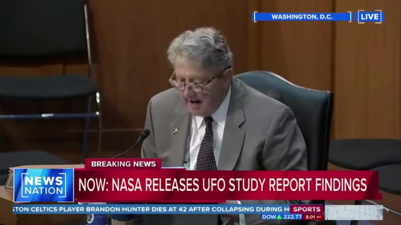 Sen. John Kennedy reads UFO Abduction Testimonies at NASA Press Conference PART 1